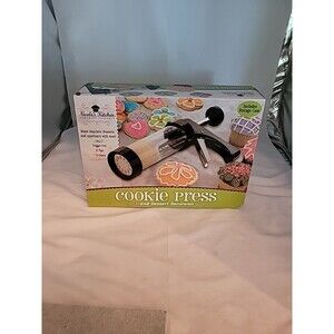 Nicole's Kitchen Cookie Press & Dessert Decorator NEW NIB W/ Accessories